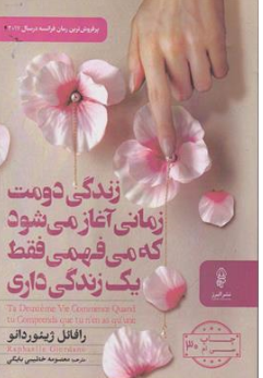 کتاب زندگی دومت زمانی آغاز می شود که میفهمی فقط  یک زندگی داری اثر رافائل ژیوردانو ترجمه معصومه خطیبی بایگی نشر البرز