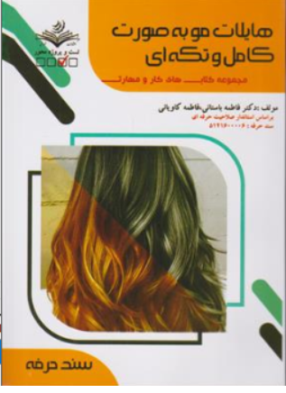 کتاب هایلات مو به صورت کامل و تکه ای (مجموعه کتاب های کار و مهارت) اثر دکتر فاطمه باستانی ناشر ظهور فن