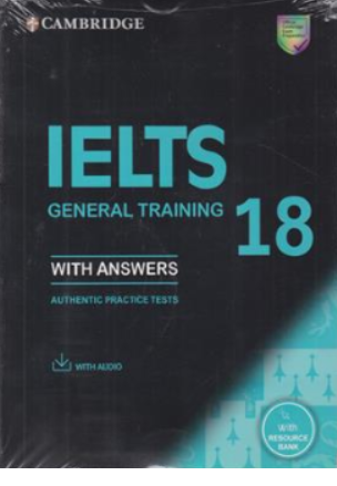 کتاب کمبریج آیلتس  18جنرالcambridge ielts general trainin اثر کمبریج نشر انتشارات جاودانه جنگل
