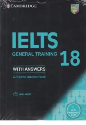 کتاب کمبریج آیلتس  18جنرالcambridge ielts general trainin اثر کمبریج نشر انتشارات جاودانه جنگل