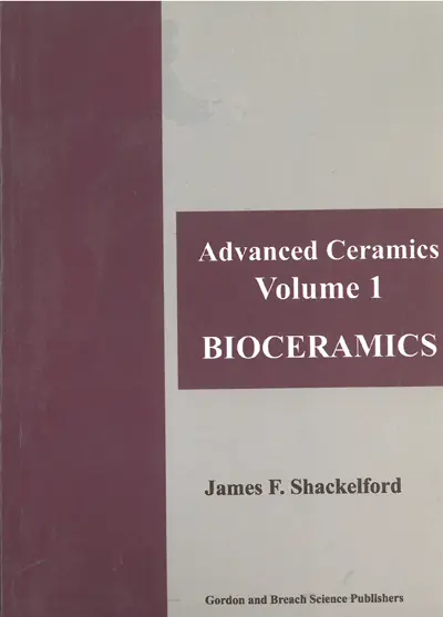 Advanced Ceramics Volume 1 Bioceramics
