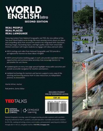 کتاب WORLD ENGLISH 2nd intro SB + WB + CD/ DVD اثر Kristen Johannsen  0