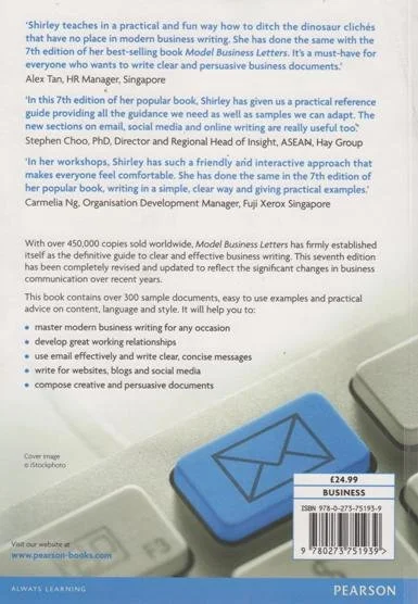 کتاب Model Business Letters Emails and Other Business Documents 7th Edition اثر Shirley Taylor 0
