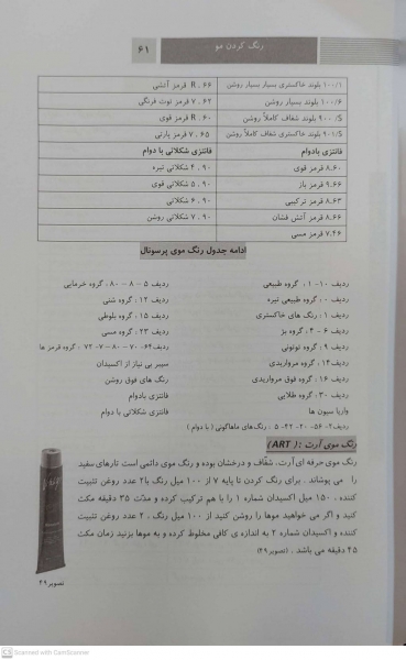 کتاب رنگ کردن موی زنانه اثر دکتر فاطمه باستانی - فاطمه کاویانی نشر فن برتر 3