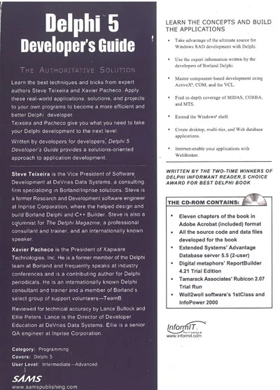 Delphi 5 Developer's Guide 0