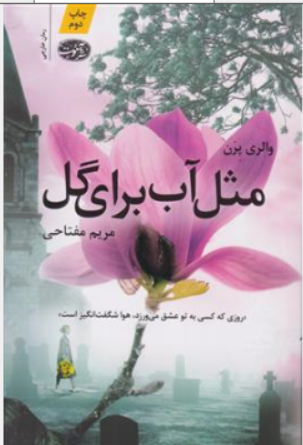 کتاب مثل آب برای گل (روزی که کسی به تو عشق می ورزد هوا شگفت انگیز است) اثر والری پرن ترجمه مریم مفتاحی نشر آموت